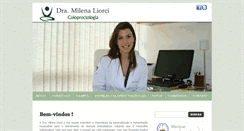 Desktop Screenshot of dramilenaliorci.com.br