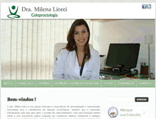 Tablet Screenshot of dramilenaliorci.com.br